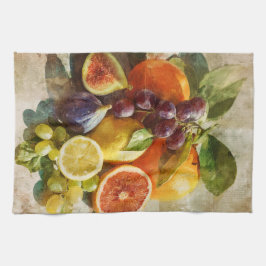 Italian‑Inspired Fruit Collage Kitchen Towels Kökshandduk