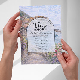 Italian Manarola That’s Amore Bridal Shower Inbjudningar