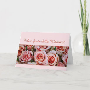 Italian mors dag rosa ros kort