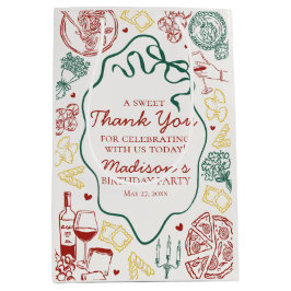 Italian Pasta Holy Cannoli Birthday Party Favor