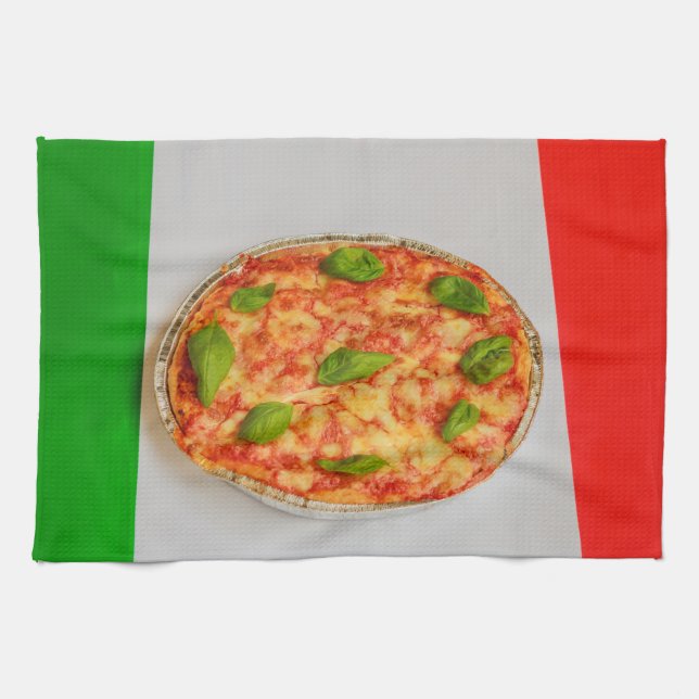 ITALIAN PIZZA KITCHEN TOWEL KÖKSHANDDUK (Horisontell)