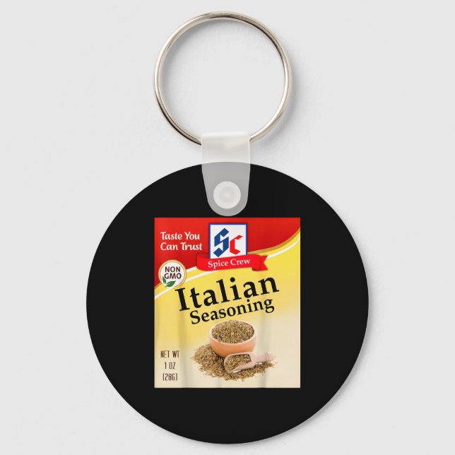 Italian Seasoning Condiment Costume Holiday Sce Co Nyckelring (Framsida)