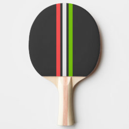 Italian Sport Stripe Ping Pong Paddle Pingisracket