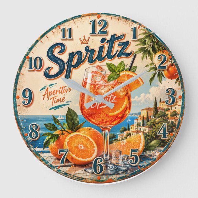 Italian Spritz  Stor Klocka (Framsida)