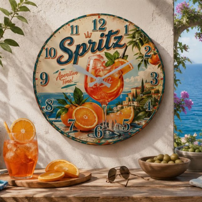Italian Spritz  Stor Klocka (Skapare uppladdad)