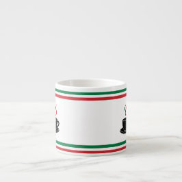 Italian stripes espresso  espressomugg