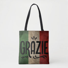 Italian Themed Tote Tygkasse