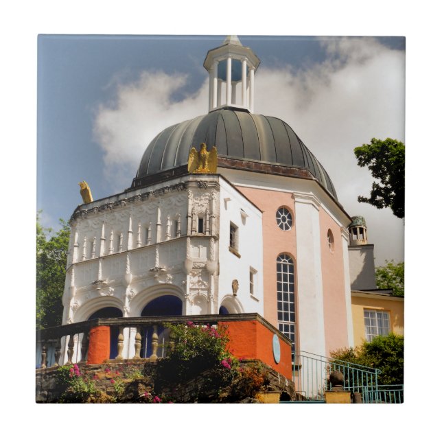 ITALIAN VILLAGE WALES KAKELPLATTA (Framsidan)