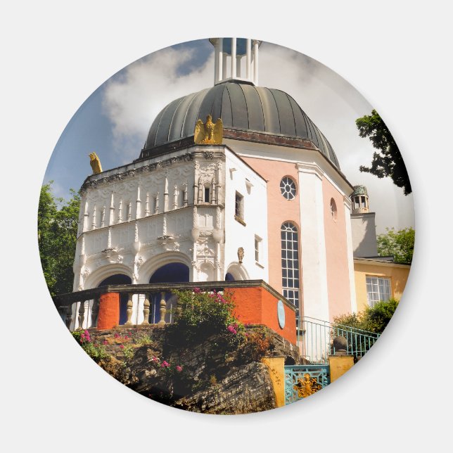 ITALIAN VILLAGE WALES MAGNET (Framsidan)