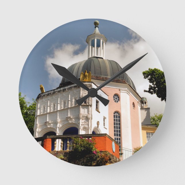 ITALIAN VILLAGE WALES RUND KLOCKA (Framsida)