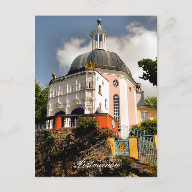 ITALIAN VILLAGE WALES VYKORT (Framsida)