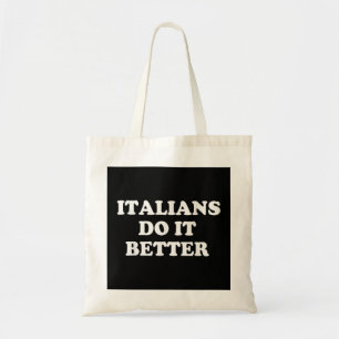 Italianer gör det bättre italienska citattecken tygkasse