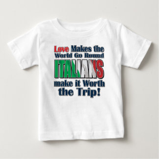 Italianer gör världen till en cirkel t shirt