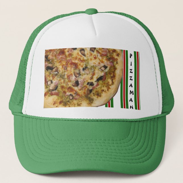 Italiano PIZZAMAN Truckerkeps (Framsida)