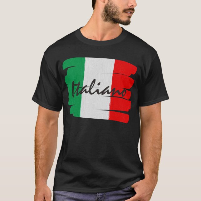 Italiano skjorta tee shirt (Framsida)
