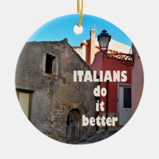Italians do it better julgransprydnad keramik