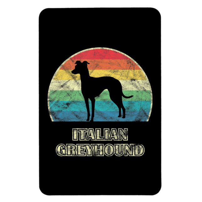 italiansk greyhound-hund magnet (Vertikal)