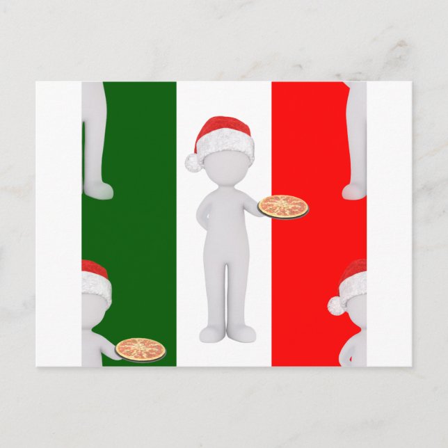 italiansk julmas helg vykort (Framsida)