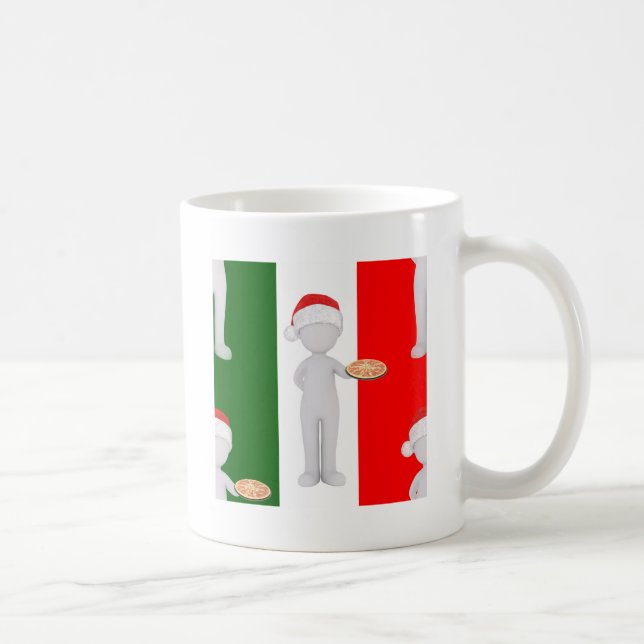 italiansk julmas kaffemugg (Höger)