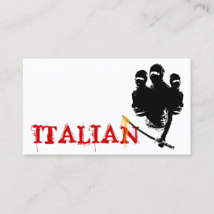 italiansk ninja noodles visitkort