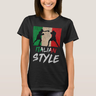 Italiarna Boxing Stil Pride Boxing Manar Boys T Shirt