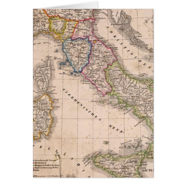 Italien 10 hälsningskort (Framsidan)