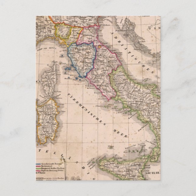 Italien 10 vykort (Framsida)