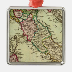 Italien 13 julgransprydnad metall