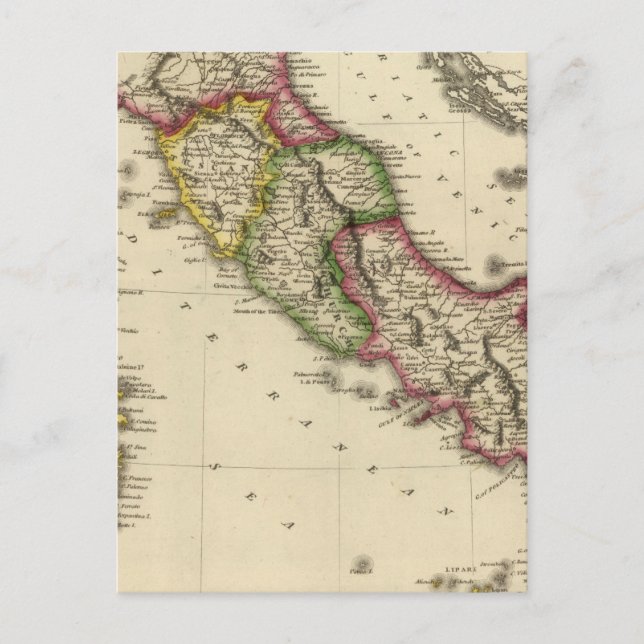 Italien 13 vykort (Framsida)