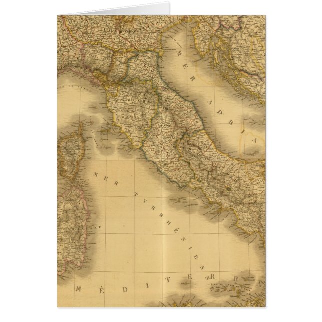 Italien 14 hälsningskort (Framsidan)