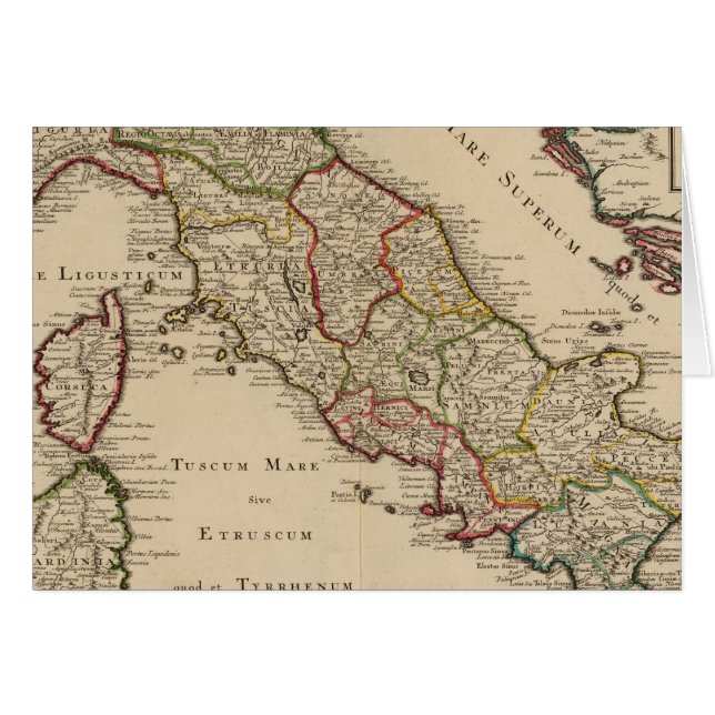 Italien 16 hälsningskort (Framsidan Horizontal)