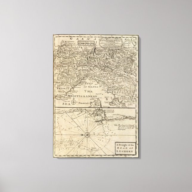 Italien 17 canvastryck (Framsida)