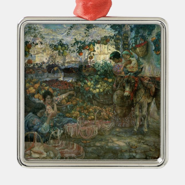 Italien 1911 julgransprydnad metall (Framsidan)