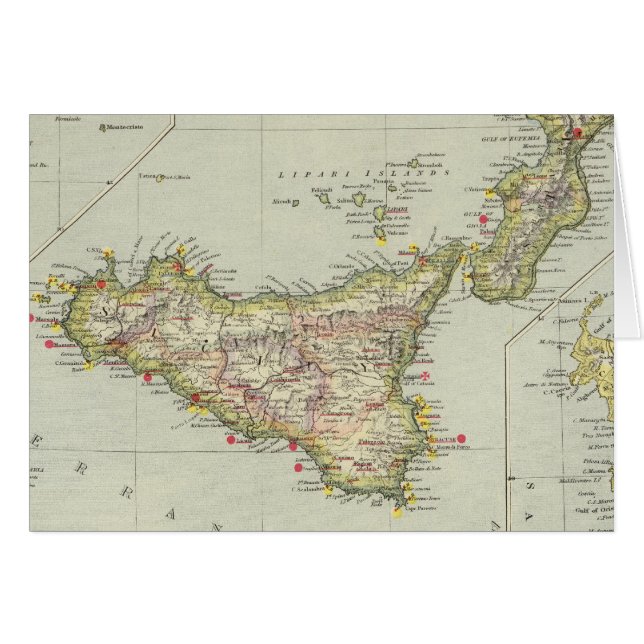 Italien 19 hälsningskort (Framsidan Horizontal)