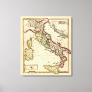 Italien 20 canvastryck