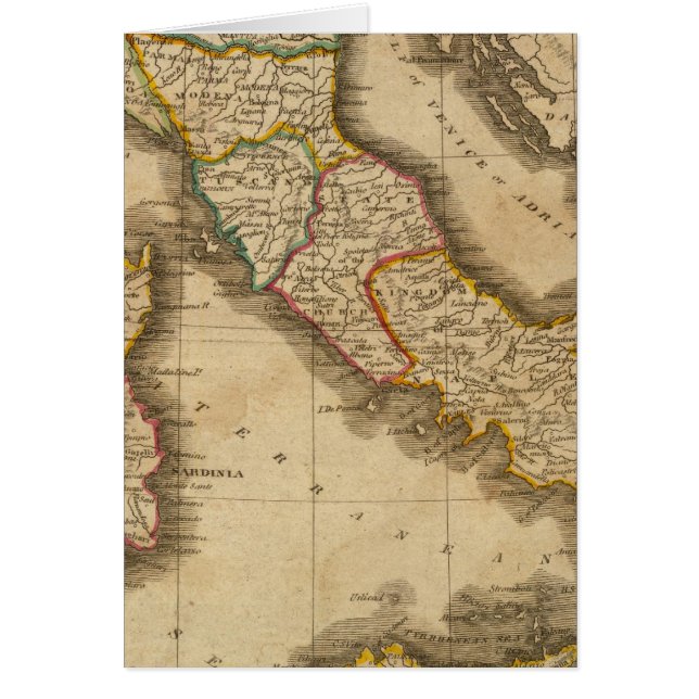 Italien 20 hälsningskort (Framsidan)