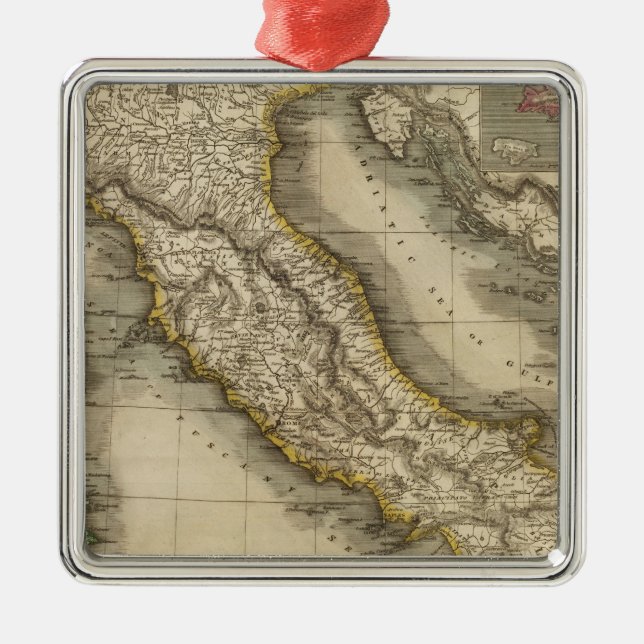 Italien 22 julgransprydnad metall (Framsidan)