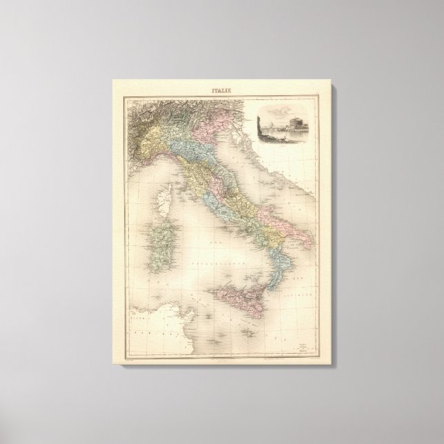 Italien 25 canvastryck (Framsida)
