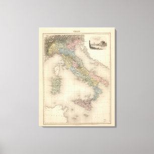 Italien 25 canvastryck