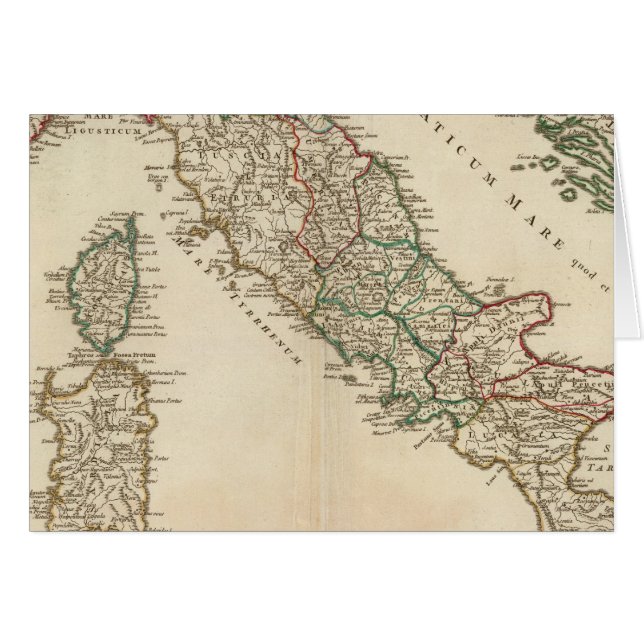 Italien 25 hälsningskort (Framsidan Horizontal)