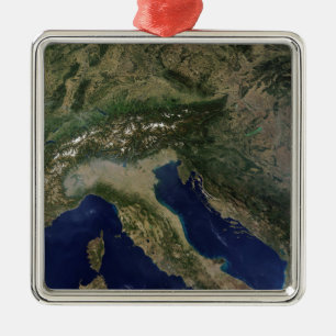 Italien 2 julgransprydnad metall