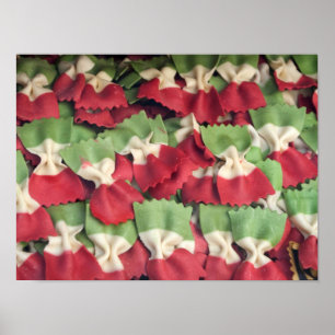 Italien 3 Färgad Pasta Poster