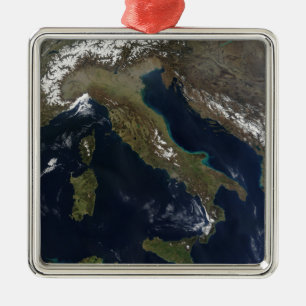 Italien 3 julgransprydnad metall