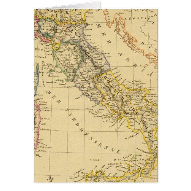 ITALIEN 4 HÄLSNINGSKORT (Framsidan)