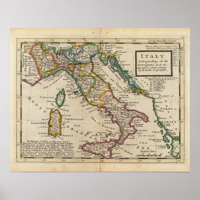 ITALIEN 5 POSTER (Framsidan)