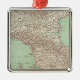 Italien 7 julgransprydnad metall