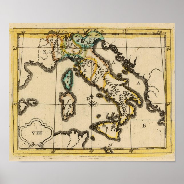 ITALIEN 7 POSTER (Framsidan)