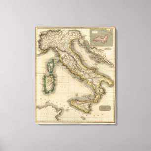 Italien 8 canvastryck