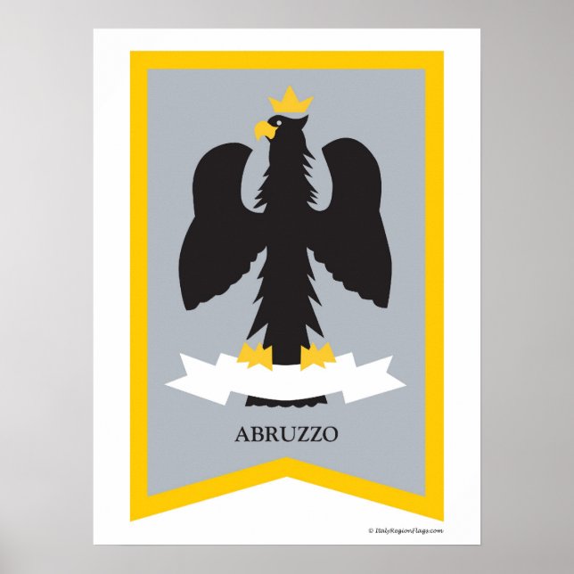 Italien Abruzzerna Abruzzerna Poster (Framsidan)