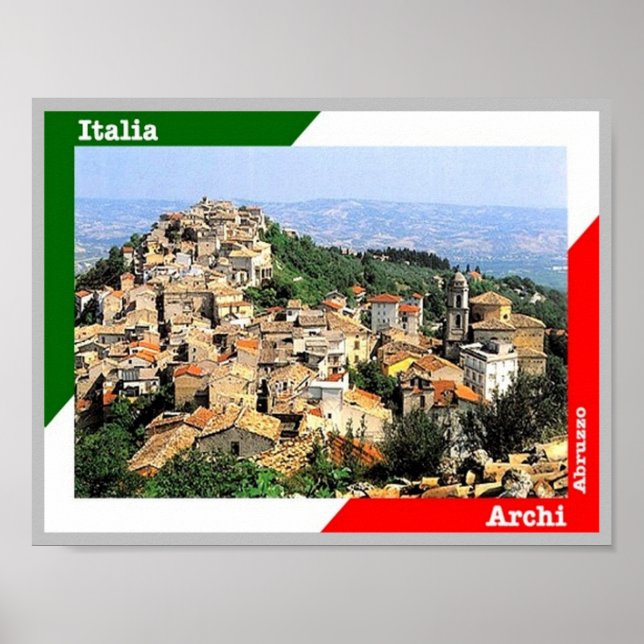 Italien - Abruzzo - Archi - Poster (Framsidan)